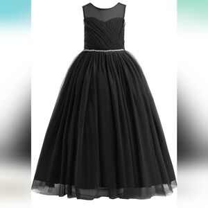 GLAMULICE Girl's Formal Pagent Wedding Dress